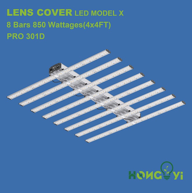 LENS Cover LED Model X 8 bars 850W PRO 301D