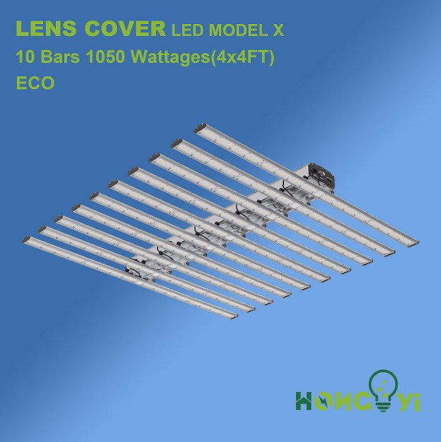 LENS Cover LED Model X 10 bars 1050W ECO 9V 2835
