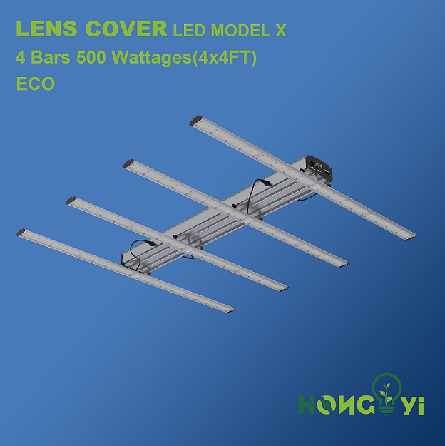 LENS Cover LED Model X 4 bars 500W ECO 9V 2835