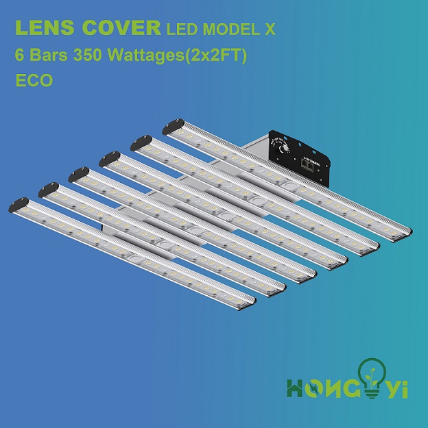 LENS Cover LED Model X 6 bars 350W ECO 9V 2835
