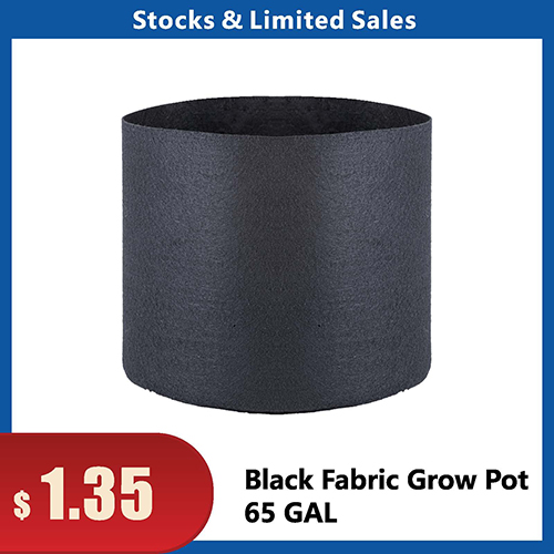 65Gal - Black Fabric Grow Pot