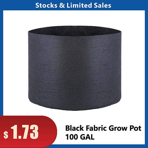 100Gal - Black Fabric Grow Pot