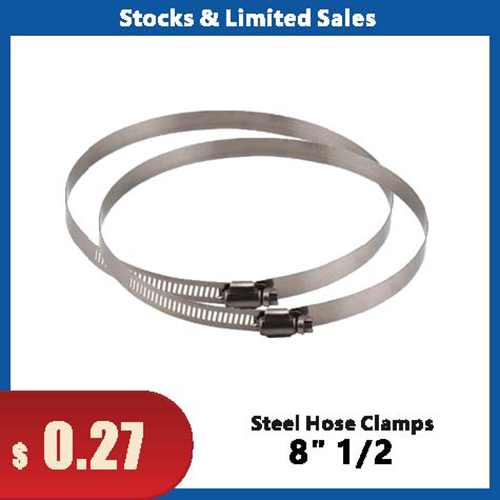 8inch Steel Hose Clamps